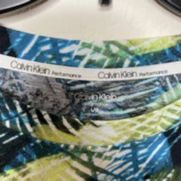 NWT Calven Klein Performance Line mid-drift top size large - Picture 5 of 11